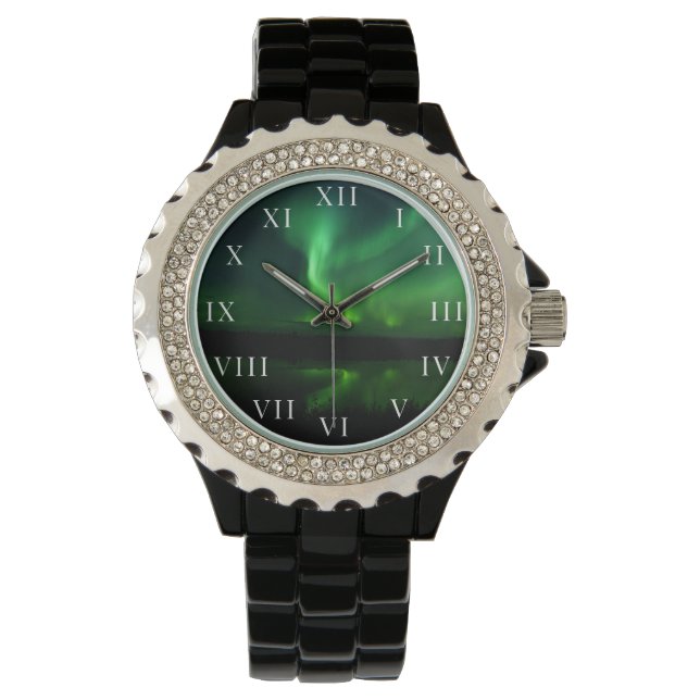 Northern Lights Aurora Borealis Arctic Alaska Watch (Front)