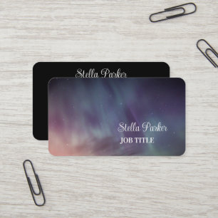 Northern Lights Aurora Borealis Business Card