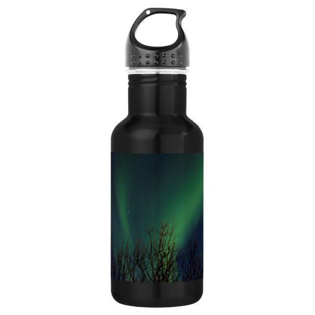 Northern Lights - Aurora Borealis Iceland 532 Ml Water Bottle (Front)