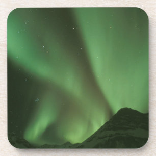 Northern lights, Aurora borealis on foothills of Coaster