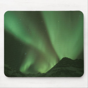 Northern lights, Aurora borealis on foothills of Mouse Mat