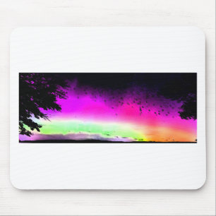 Northern Lights Aurora Borealis Sky Night Nature Mouse Mat