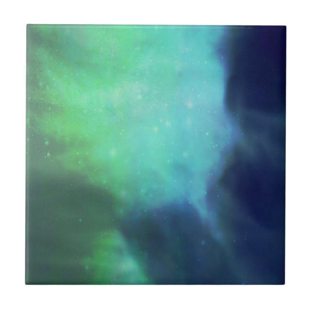 Northern Lights / Aurora Borealis Tile (Front)