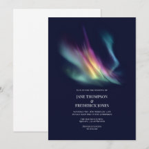 Northern Lights Aurora Borealis Winter Wedding