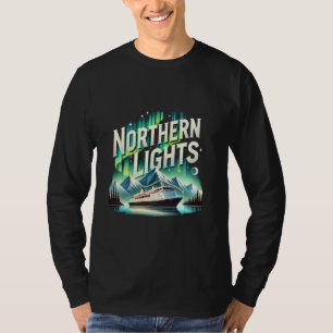 Northern Lights Aurora Viewing Vacation Alaska Ala T-Shirt