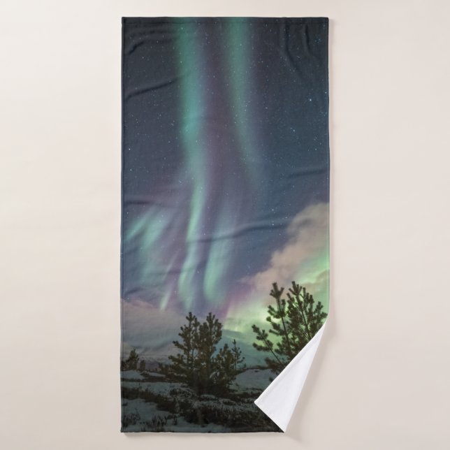 Northern Lights Bath Towel (Bath Towel)