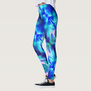 Northern Lights Blue Green - Leggings