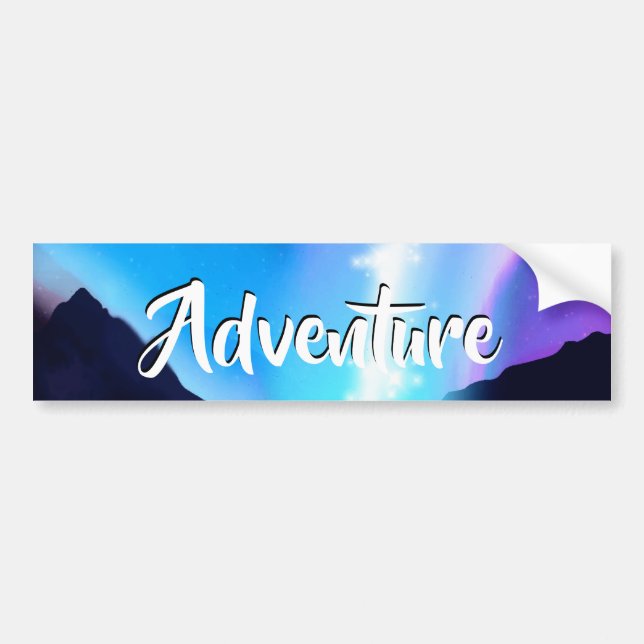Northern Lights Bumper Sticker (Front)