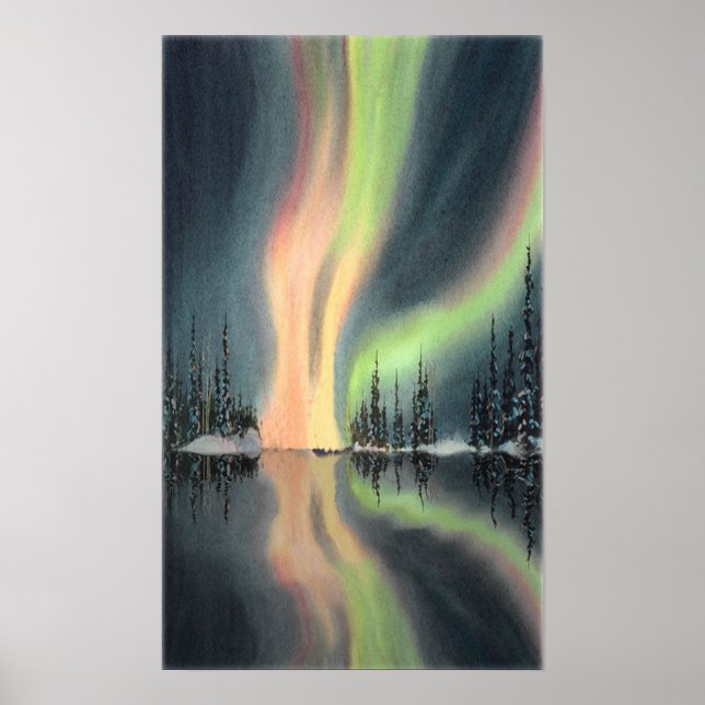 NORTHERN LIGHTS by SHARON SHARPE Poster (Front)