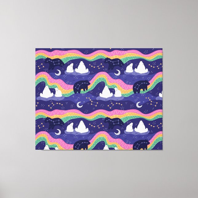 Northern Lights Canvas Print (Front)