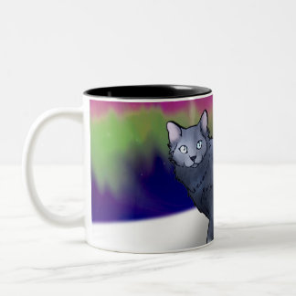 Northern Lights Cat (Aurora) Mug