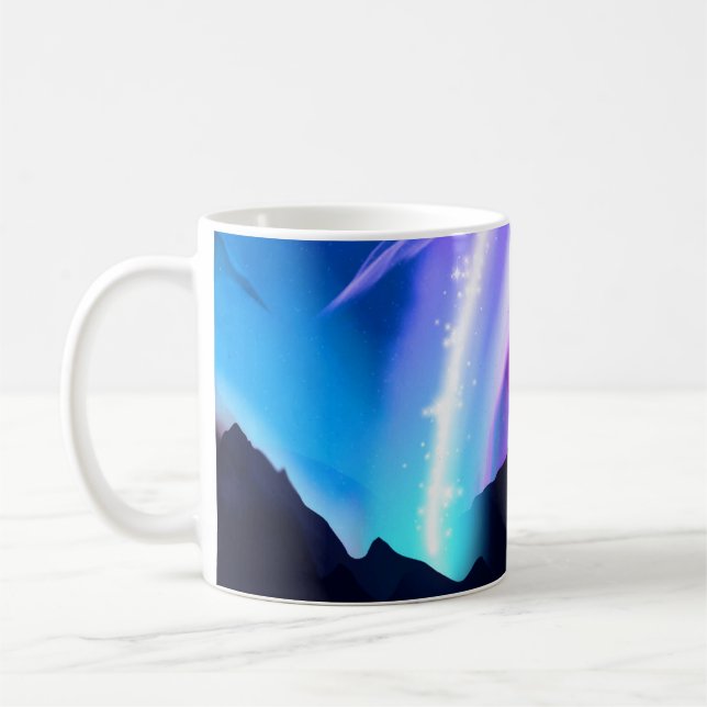 Northern Lights Coffee Mug (Left)