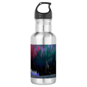 Northern Lights Contemporary Landscape 532 Ml Water Bottle
