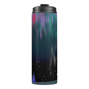 Northern Lights Contemporary Landscape Thermal Tumbler