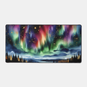  Northern Lights Desk Mat Aurora Borealis Desk Mat