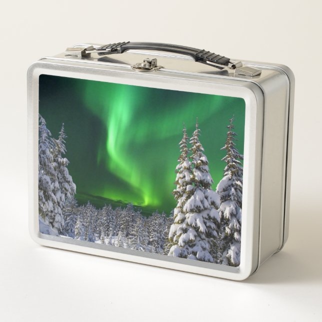 Northern lights during  metal lunch box (Front)