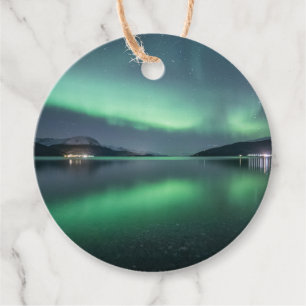 Northern Lights Favour Tags