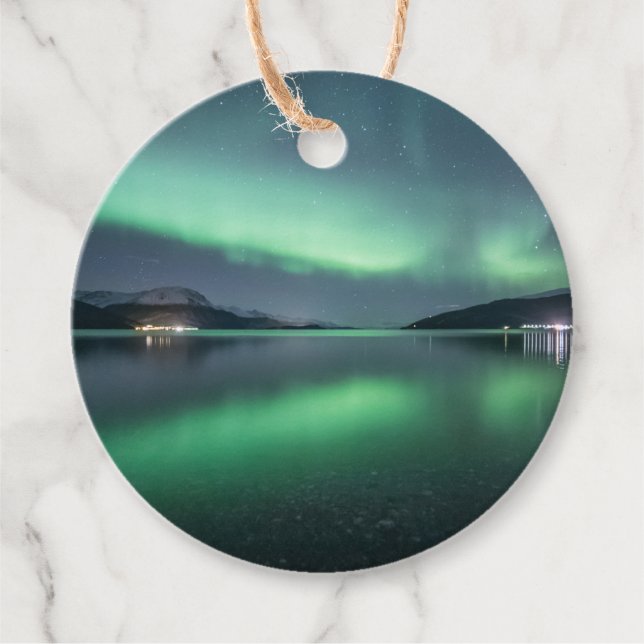 Northern Lights Favour Tags (Front)