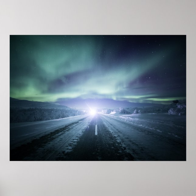 Northern Lights Finland Poster (Front)