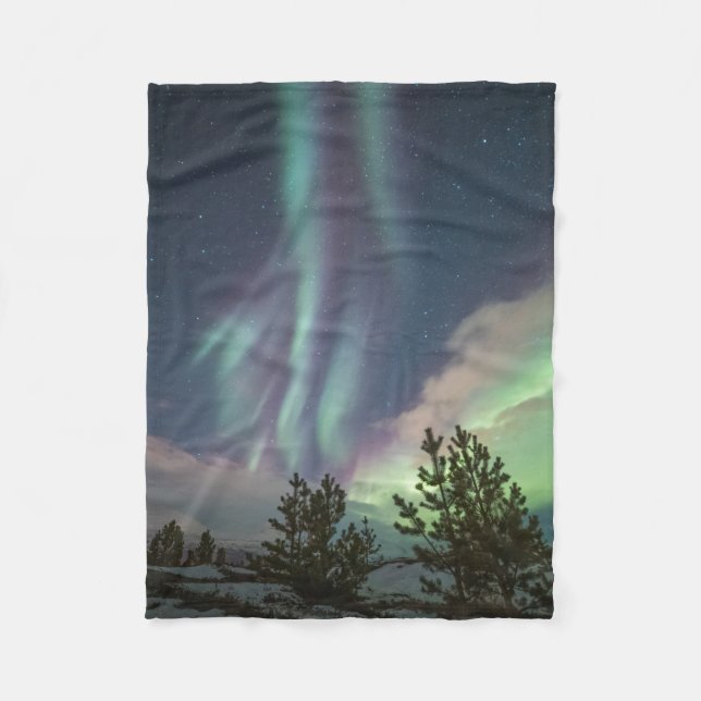 Northern Lights Fleece Blanket (Front)