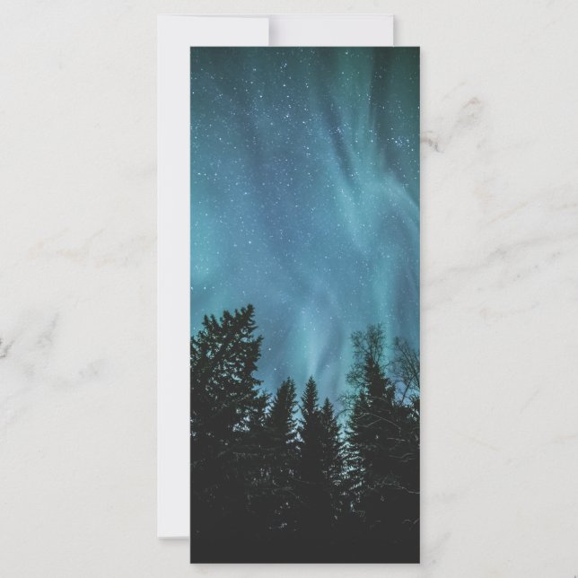 Northern Lights Forest Card (Front)