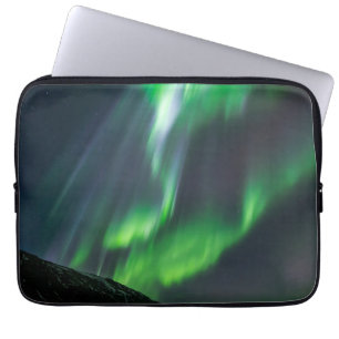 Northern Lights Glowing North Iceland Laptop Sleeve