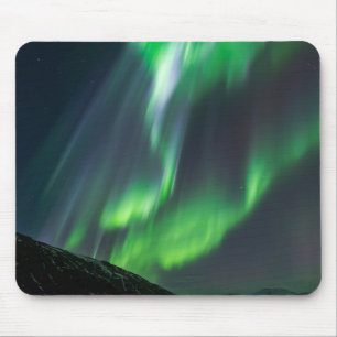 Northern Lights Glowing   North Iceland Mouse Mat