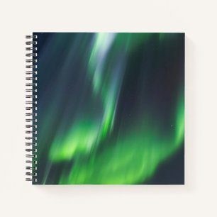 Northern Lights Glowing   North Iceland Notebook