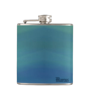 Northern Lights Hip Flask