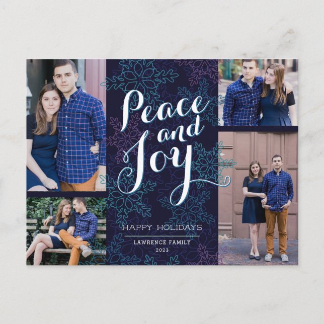 Northern Lights Holiday Photo (Front)