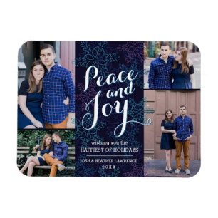 Northern Lights Holiday Photo Magnets