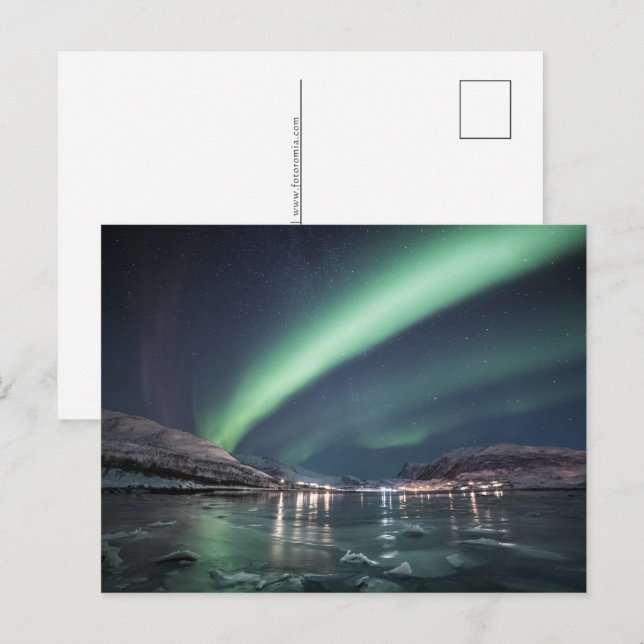 Northern Lights Holiday Postcard (Front/Back)