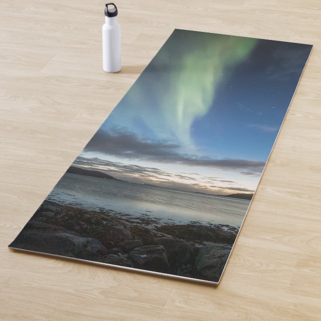 Northern Lights in Norway Yoga Mat (In Situ)