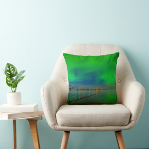 Northern Lights   Lake Winnipeg Canada, Manitoba Cushion