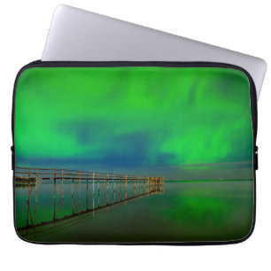 Northern Lights   Lake Winnipeg Canada, Manitoba Laptop Sleeve