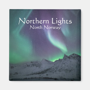 Northern Lights Landscape Photo Magnet