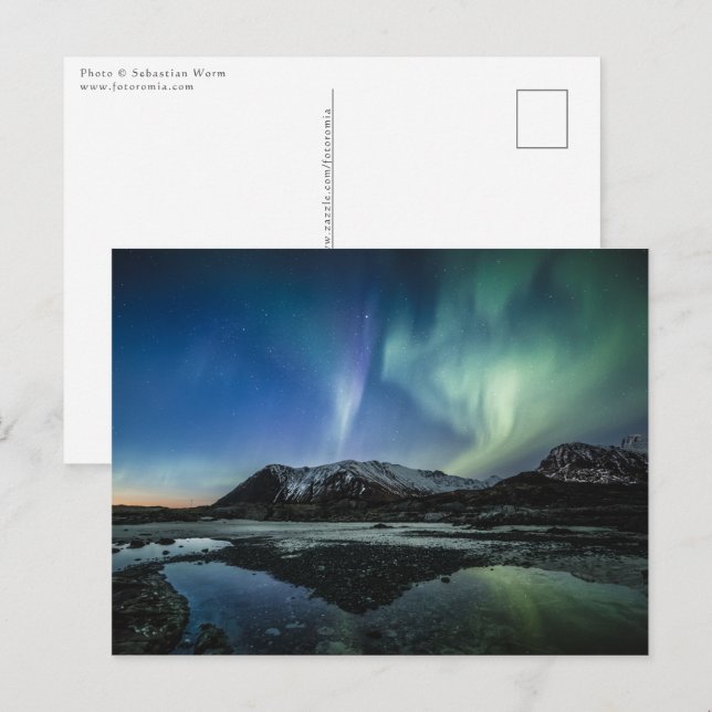 Northern Lights Lofoten Postcard (Front/Back)