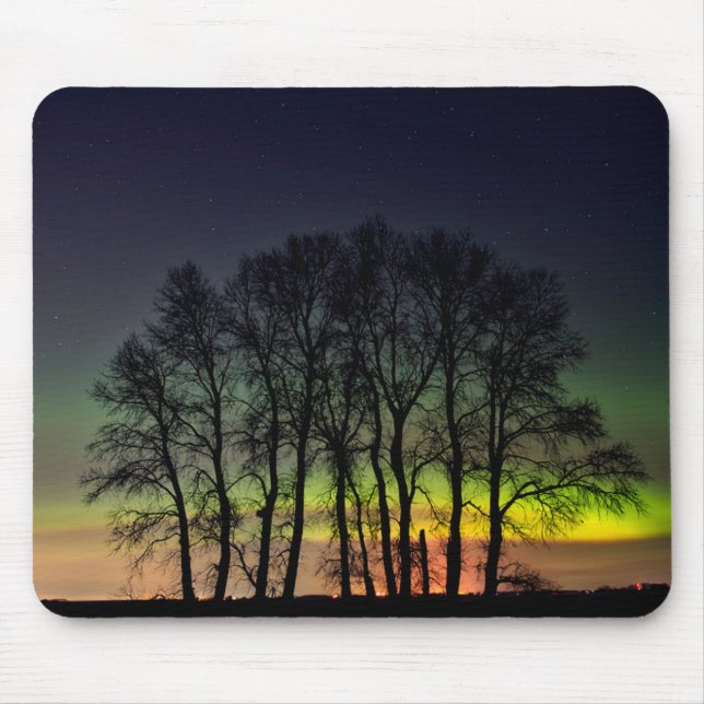 Northern Lights | Manitoba Canada Grande Pointe Mouse Mat (Front)