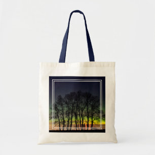 Northern Lights Manitoba Canada Grande Pointe Tote Bag