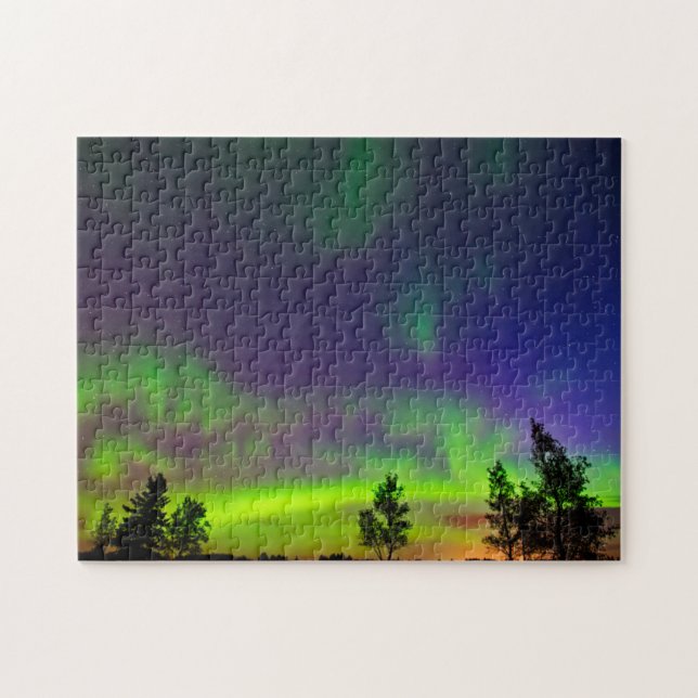 Northern Lights | Manitoba Canada Jigsaw Puzzle (Horizontal)