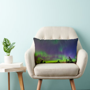 Northern Lights   Manitoba Canada Lumbar Cushion