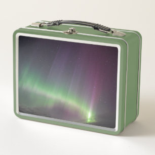 Northern Lights Metal Lunch Box