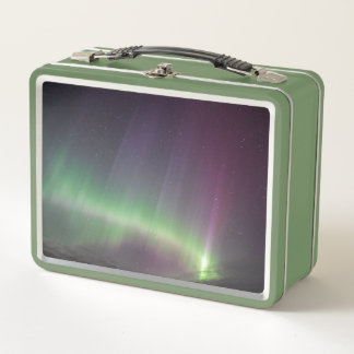 Northern Lights Metal Lunch Box