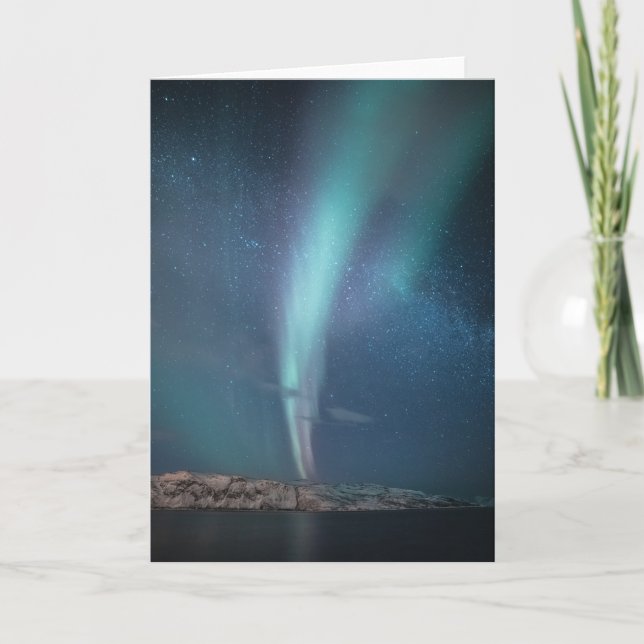 Northern Lights Milky Way Card (Front)