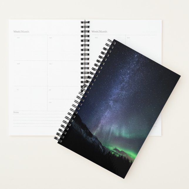 Northern Lights Milky Way Galaxy Planner (Display)