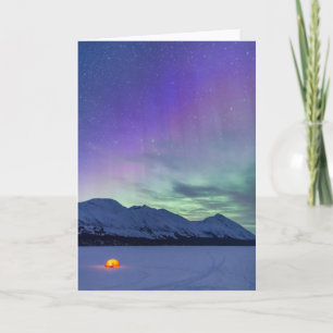Northern Lights Moose Pass   Kenai Peninsula Card