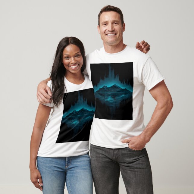 Northern Lights Mountain Tee (Unisex)
