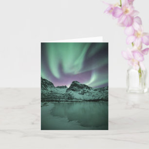 Northern Lights Nature Photo Card