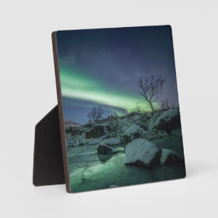 Northern Lights Nature Photo Plaque