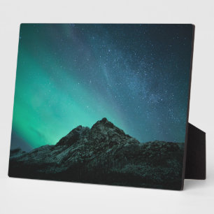 Northern Lights Nature Photo Plaque